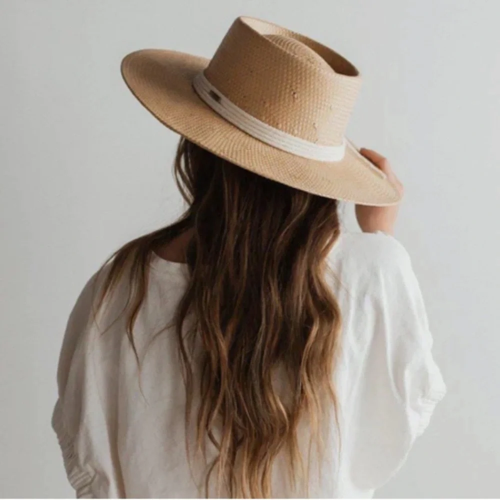 GIGI PIP BRE STRAW PORK RIVER SAGUARO GUATEMALAN PIE HAT - Picture 4 of 8